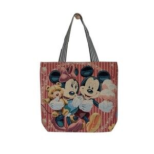 “Mickey & Minnie Mouse” Canvas Tote Bag
